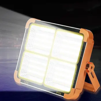 Солнечный фонарь для кемпинга, Регулируемый аварийный прожектор, фонарик