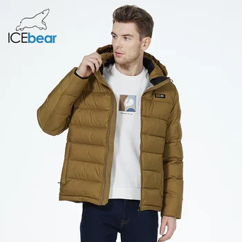 ICEbear 2023 новая мужская повседневная куртка, короткая стеганая куртка, Ветрозащитная уличная зимняя куртка MWD3013I