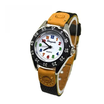 Новые детские часы, водонепроницаемые кварцевые часы для мальчиков и девочек, спортивные наручные часы, детские часы с нейлоновым ремешком, подарки для студентов