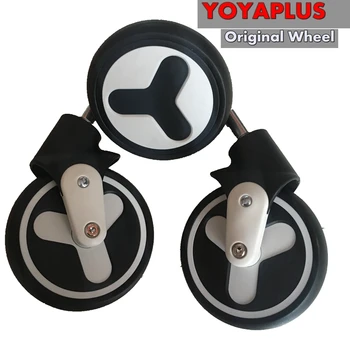 Оригинальная Коляска Yoyaplus Yoya Plus, Заменяющие колеса, Передние Колеса, Заднее Резиновое колесо, Детская Коляска Yoya, Аксессуары для колясок