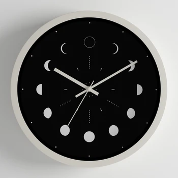 Дизайн Настенных часов Скандинавская Спальня Гостиная Стильные Настенные Часы Креативная Круглая Роскошная Кухня Horloge Murale Минималистский декор