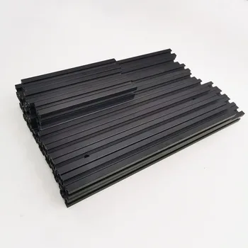 Комплект экструзионных рамок tiny-M 3D pritner 2020 черного цвета с предварительным просверливанием M5