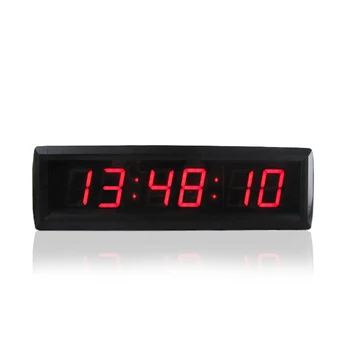 1,8-Дюймовые большие цифровые часы с таймером обратного отсчета в комнате побега, настраиваемые светодиодные цифровые часы для взлома комнат