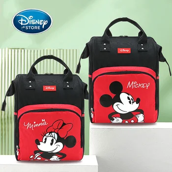 Disney Сумка для мамы с Микки и Минни, сумка для мамы, посылка для беременных, Рюкзак большой емкости, Детская дорожная сумка для хранения, сумки для детских подгузников