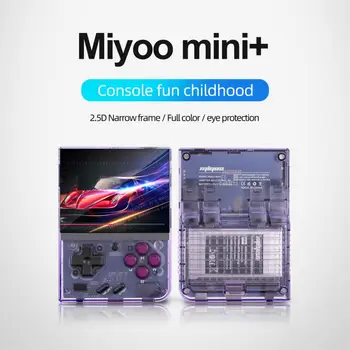 Портативная ретро-игровая консоль MIYOO Mini Plus V2 Mini + IPS экран, Классическая игровая приставка Linux System, детский подарок