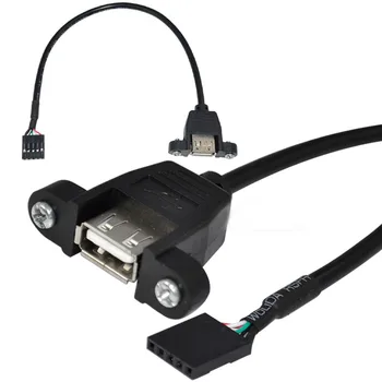 Компьютерный хост встроенный USB-кабель DuPont 2,54 оборота USB женский с разъемом для передачи данных в ухо