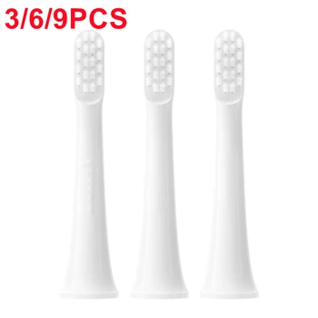 Головки зубных щеток 3/6/9 шт. для Xiaomi T100 Mi Smart Электрическая зубная щетка Сменная зубная щетка