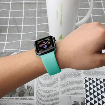 Силиконовый ремешок для смарт-часов Iwatch Iphone Watch серии 1 2 3 4 поколения