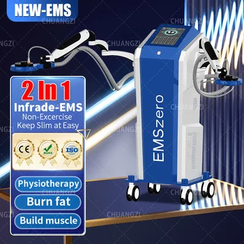 Новый продукт DLS в 2023 году -EMSLIM Neo Machine Hi-emt 14 Тесла 6500 Вт, Аппарат для Похудения с инфракрасным лучом