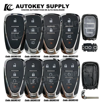 Чехол для смарт-карты Chevrolet 2 2+1 3 4 5 Кнопки для автомобилей /внедорожников с логотипом Autokeysupply