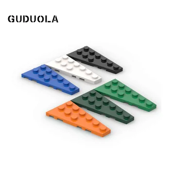 Правая пластина Guduola 3x6 с углом наклона 54383, Специальные кирпичные блоки MOC, 25 шт./лот