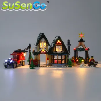 Комплект светодиодных ламп SuSenGo для рождественского подарка почтовому отделению Зимней деревни 10222