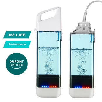 Генератор водорода, Чашка для воды, фильтр-Ионизатор, Портативная бутылка водорода, обогащенная водородом, Супер антиоксиданты, ОВП, 350 мл