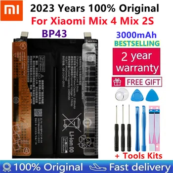 100% Оригинальный Новый Высококачественный Xiao Mi BP43 2250x2mAh Сменный Аккумулятор Для Xiaomi Mix 4 Mix4 Аккумуляторы для мобильных телефонов Bateria