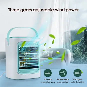 Портативный Мини-вентилятор охлаждения кондиционера, многофункциональный USB, Новый бытовой кондиционер, Увлажнитель воздуха, сильный ветер