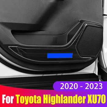 Накладка Для Защиты Боковой Кромки Двери Автомобиля От Ударов, Защитные Грязные Наклейки Для Toyota Highlander XU70 2020 2021 2022 2023 Аксессуары