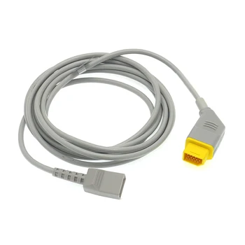 Бесплатная доставка для Nihon Kohden 14Pin к адаптеру преобразователя Utah IBP кабель квадратный 14J Din 2.0 4pin
