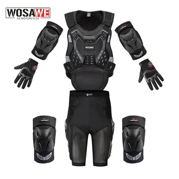 Мотоциклетная куртка WOSAWE Гоночная Броня Протектор ATV Мотокросс Защитная куртка для тела Одежда Защитное снаряжение