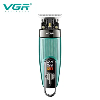 VGR триммер для волос V975 USB перезаряжаемая машинка для стрижки волос oilhead clipper для стрижки волос push white машинка для стрижки волос LCD