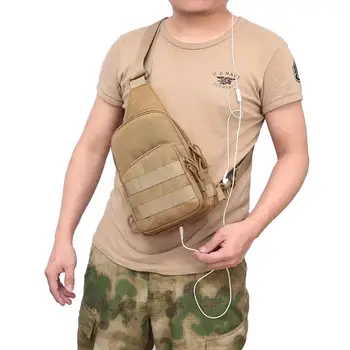 Спортивная Тактическая Нагрудная сумка Molle, сумки через плечо, Рюкзак для Путешествий, Военный Поход, Рыбалка, Кемпинг, Пеший Туризм, Охотничий рюкзак