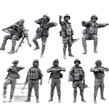 Набор для сборки фигурки из смолы в масштабе 1/35, включая игрушки-модели оружия (неокрашенные)