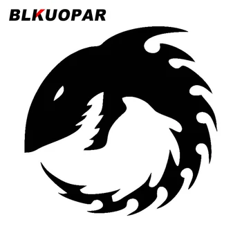 BLKUOPAR Логотип Shark Skleton Автомобильная Наклейка Индивидуальность Водонепроницаемая Наклейка Креативный Мотоцикл Окна Холодильник Автомобильные Аксессуары
