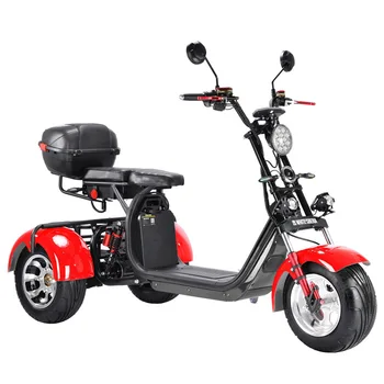 Самый продаваемый электрический скутер с толстыми шинами, 2 колеса, электрические трехколесные велосипеды для взрослых