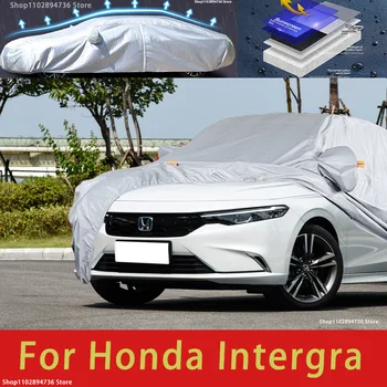 Для Honda Integra Наружная защита, полные автомобильные чехлы, снежный покров, солнцезащитный козырек, водонепроницаемые пылезащитные внешние автомобильные аксессуары