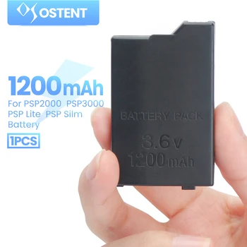 Литий-ионная аккумуляторная батарея OSTENT 1200 мАч 3,6 В, Сменная батарея для консоли Sony PSP 2000/3000 PSP-S110