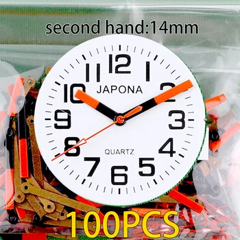 100ШТ стрелки часов подержанные длина 14 мм оранжевые и черные секундные стрелки 2035 применимо PC21 рука sl68 рука gl68 рука sl39 рука