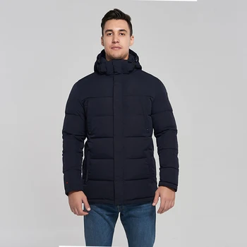 2020 новая зимняя куртка Мужская Хлопковая парка Модная Повседневная Брендовая одежда съемная шляпа мужское утепленное теплое пальто Водонепроницаемое