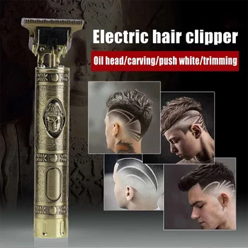 Электрическая Машинка для стрижки волос, Триммер для волос с USB перезаряжаемой электробритвой, Машинка для стрижки бороды SEC88