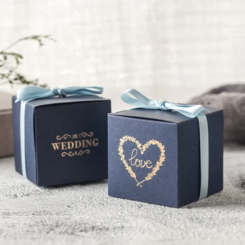 Высококачественные 50шт свадебные сувениры и подарки подарочные коробки бумажная коробка конфет свадебные подарки для гостей упаковка украшение вечеринки