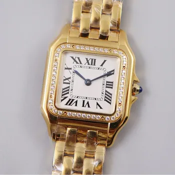 Высококачественные оригинальные брендовые женские часы W2PN0007 1: 1, Высококачественные часы 27 *37 мм, Часы с римским номером, Часы из нержавеющей стали