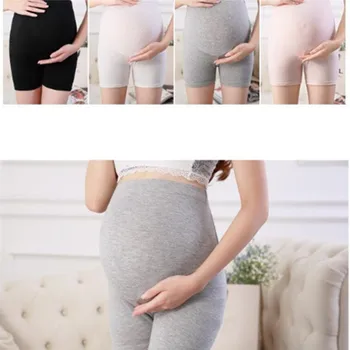 Защитные брюки для беременных, подтягивающие живот, Боксерские трусы, Регулировка высокой талии, Подтягивающие живот, Боксерские трусы для беременных, антисветовые