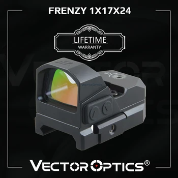 Векторная Оптика Frenzy 1x17x24 Red Dot Оптический Прицел для Пистолета IPX6 Водонепроницаемый TEK Footprint Fit 21 мм Picatinny G17 19 9 мм AR