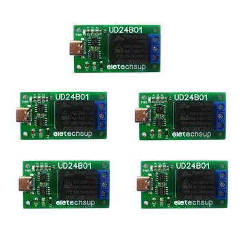 Тип-C USB 1-канальный релейный ПК-переключатель UART для Arduino для UNO MEGA Raspberry PI