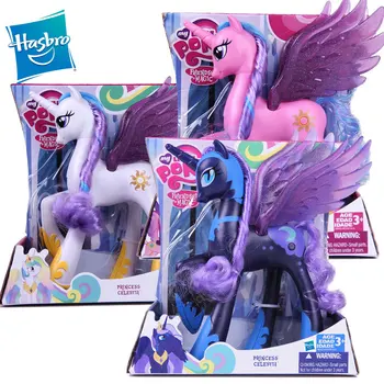 Фигурки Hasbro My Little Pony AnimePrincess Луна Флаттершай Каваи Макарон Модель Коллекция Хобби Детские Игрушки Подарки На День Рождения