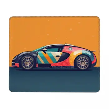 Коврик для мыши с горизонтальным принтом в виде супер спортивного автомобиля, Разноцветный ретро Резиновый Офисный коврик для мыши, Анти-Усталость, Простые коврики для мыши Kawaii