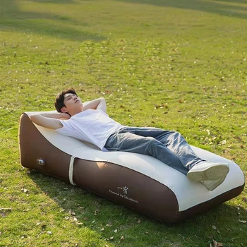 2023 Новая автоматическая надувная кровать для одного человека, обеденный перерыв, кровать на воздушной подушке, кемпинг на открытом воздухе, портативный складной матрас PS1