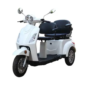 Дешевый трехколесный велосипед EEC для взрослых с двумя сиденьями и 3 колесами, с мотором и пассажирским сиденьем