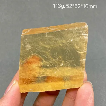 100% натуральный желтый исландский камень кальцит кристалл руды образец драгоценного камня