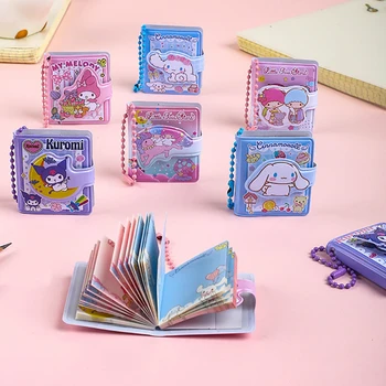 20 штук мини-ноутбуков Sanrio Kuromi Cinnamoroll Портативный Блокнот Ежедневный Еженедельный планировщик Повестки Дня Канцелярские Школьные принадлежности