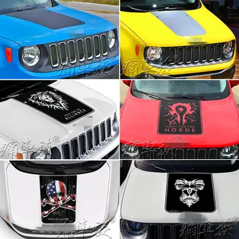 Автомобильные наклейки для капота Jeep Renegade персонализированные модные наклейки на заказ