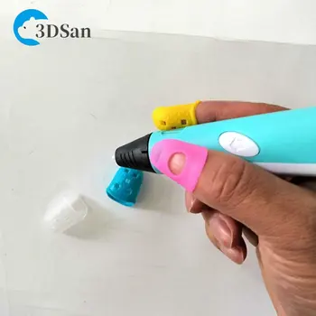 Ручка для 3D-печати, защита от ожогов, 4 цвета, Дополнительная защита для пальцев, силиконовый протектор для пальцев