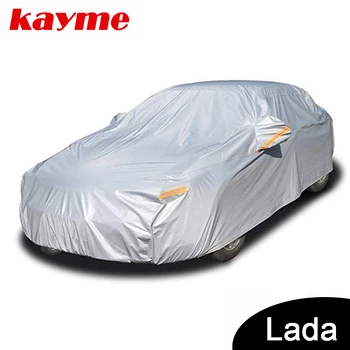 Алюминиевые водонепроницаемые автомобильные чехлы Kayme, супер защита от солнца, пыли и дождя, полностью универсальная защита для внедорожников Lada