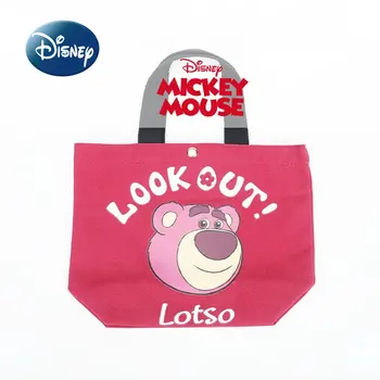Оригинальная новая женская сумка Disney Strawberry Bear, мультяшная женская сумка, многофункциональная модная сумка для хранения