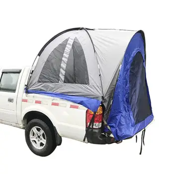 Палатка для пикапа Водонепроницаемая PU2000, двухслойные палатки для грузовиков 190T, палатка из огнестойкого полиэстера, легко монтируется