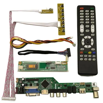Комплект платы монитора Lwfczhao для N141I1-L01 N141I1-L02 N141I1-L03 TV + HDMI + VGA + AV + USB LCD светодиодный драйвер платы контроллера экрана 1 CCFL