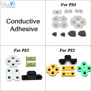 YuXi Резиновая проводящая клейкая прокладка, запасные части для PS2 PS3 PS4 Pro Slim Контроллер JDM 050 040 030 001